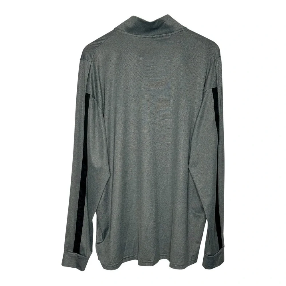 Nike Pro Dri-FIT Quarter‎ Zip Pullover Mens XL Gray Mock Neck Long Sleeve Active